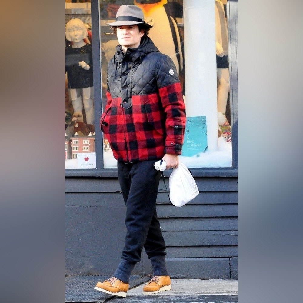 Moncler Black Quilted Down Plaid Coat Jacket with Hood Classe 1